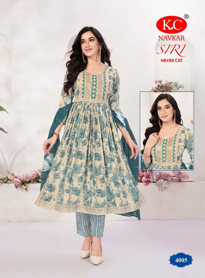 Siri 4 By Kc Rayon Foil Printed Kurti With Bottom Dupatta Wholesale Clothing Suppliers In India
